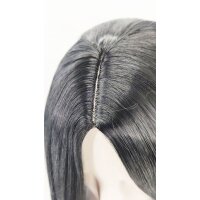 Keiko| Perücke 100cm glatt ohne Pony Schwarz | Black