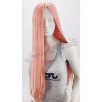 myCostumes Wig | 100cm straight without bangs Pink | Macaron