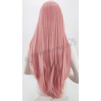 Keiko Perücke 100cm glatt ohne Pony Rosa | Hibiscus