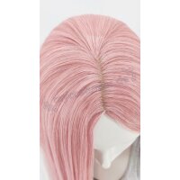 Keiko Perücke 100cm glatt ohne Pony Rosa | Hibiscus