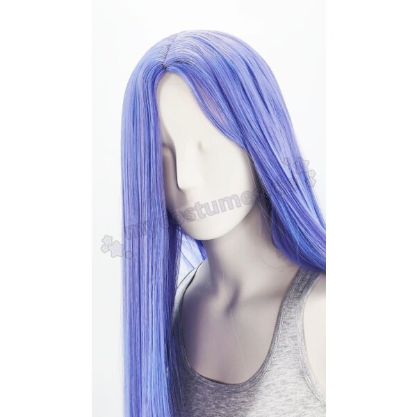 myCostumes Wig | 100cm straight without bangs Purple | Periwinkle