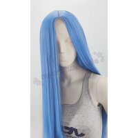 Keiko Perücke 100cm glatt ohne Pony Blau | Cloud