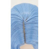 Keiko Perücke 100cm glatt ohne Pony Blau | Cloud