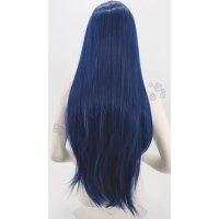 Keiko Perücke 100cm glatt ohne Pony Blau | Blueberry