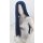 Keiko Perücke 100cm glatt ohne Pony Blau | Blueberry