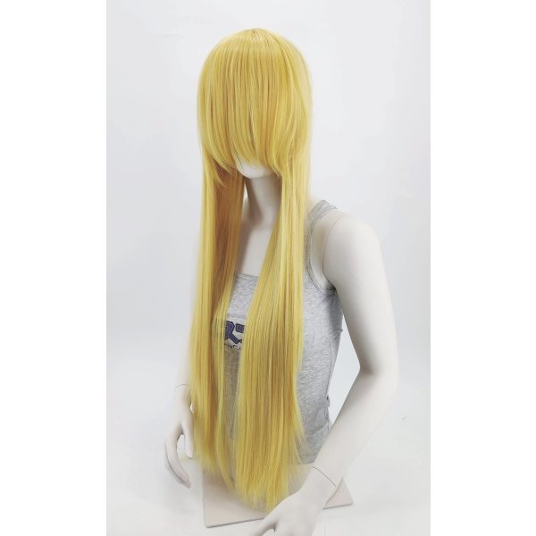 Keiko Perücke 100cm glatt mit Pony Gelb | Princess