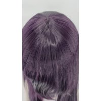 Keiko Perücke 100cm glatt mit Pony Lila | Belladonna
