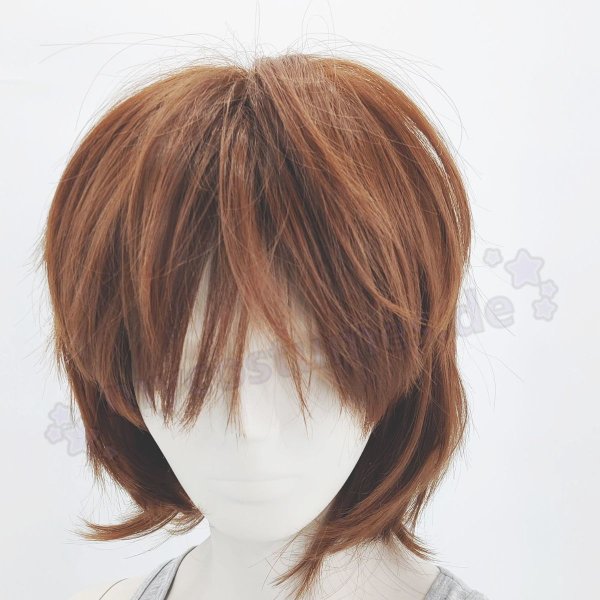 Sakura Perücke 35cm kurz gestuft Braun | Woody