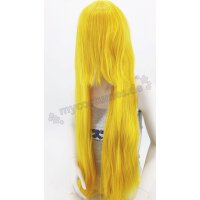 Keiko Perücke 100cm glatt mit Pony Gelb | Bright Yellow
