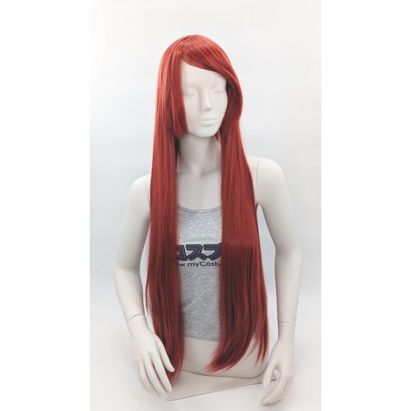 Keiko Wig 100cm straight with fringe Red | Cherry
