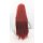 Keiko Wig 100cm straight with fringe Red | Cherry