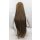 Keiko Perücke 100cm glatt mit Pony Braun | Samtbraun