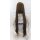 Keiko Perücke 100cm glatt mit Pony Braun | Samtbraun