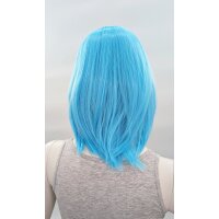 Hana Perücke 40cm mit Pony Blau | Poolparty