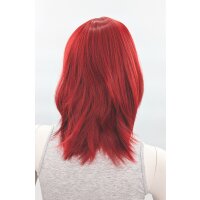 Hana Perücke 40cm mit Pony Rot | Bordeaux