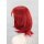 Hana Perücke 40cm mit Pony Rot | Bordeaux