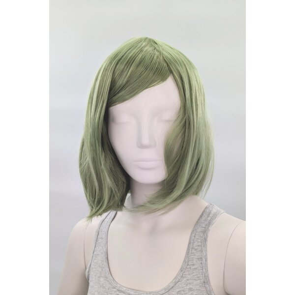 Hana Perücke 40cm mit Pony Grün | Cactus