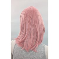 Hana Perücke 40cm mit Pony Rosa | Hibiscus