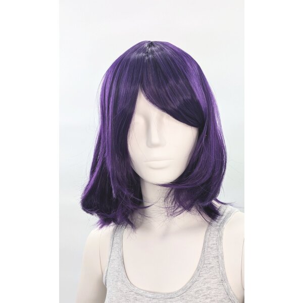 Hana Wig - 40cm straight with bangs Purple Occult