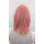 Hana Perücke 40cm mit Pony Rosa | Dusty Pink