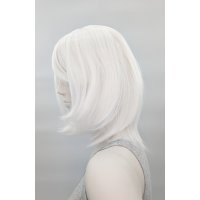 Hana Perücke 40cm mit Pony Weiß | Snowwhite