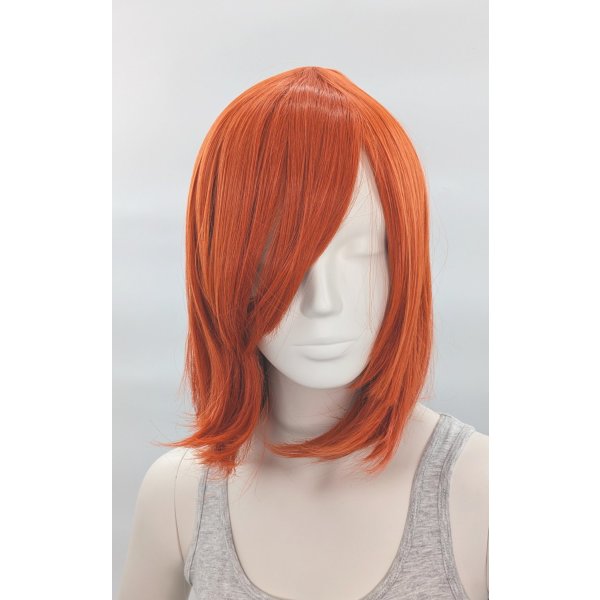 Hana Wig - 40cm straight with bangs Coralred