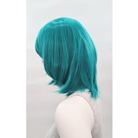 Hana Perücke 40cm mit Pony Türkis