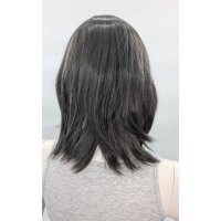Hana Wig - 40cm straight with bangs Dark Grey