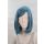 Hana Perücke 40cm mit Pony Blau | Strange Blue