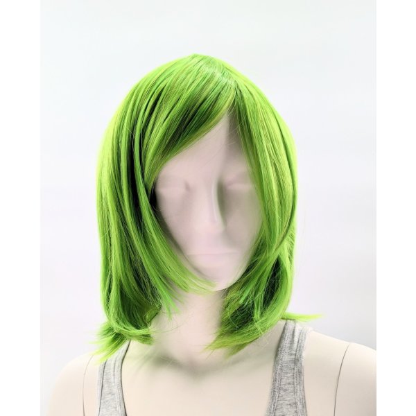 Hana Perücke 40cm mit Pony Grün | Lime