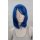 Hana Perücke 40cm mit Pony Blau | Azur