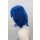 Hana Perücke 40cm mit Pony Blau | Azur