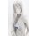Misaki Perücke 80cm glatt mit Pony Grau | Blizzard