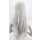 Misaki Perücke 80cm glatt mit Pony Grau | Blizzard