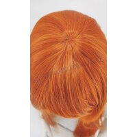 Misaki Perücke 80cm glatt mit Pony Orange | Carrot