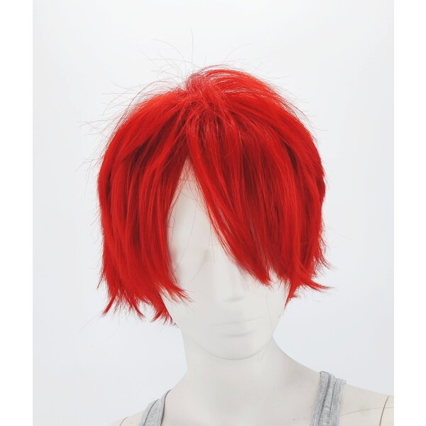 Momo Perücke 30cm kurz gestuft rot | Scarlet