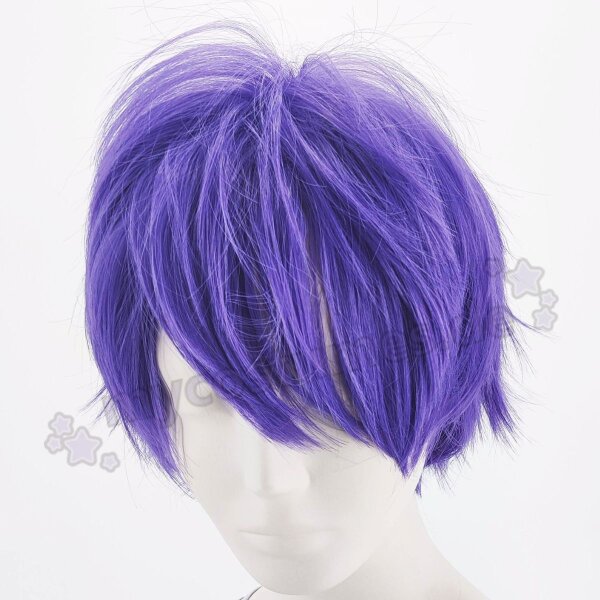 Momo Perücke 30cm kurz gestuft lila | Violet