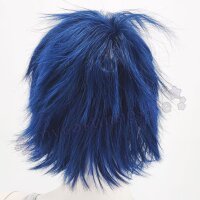 Momo Perücke 30cm kurz gestuft blau | Navy