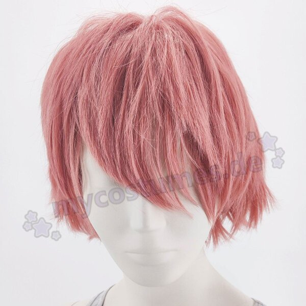 Momo Perücke 30cm kurz gestuft rosa | Dusty Pink