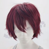 Momo Perücke 30cm kurz gestuft rot | Darkred