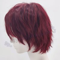 Momo Perücke 30cm kurz gestuft rot | Darkred