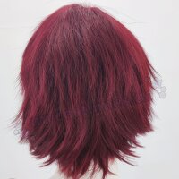 Momo Perücke 30cm kurz gestuft rot | Darkred