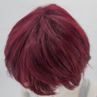 Momo Perücke 30cm kurz gestuft rot | Darkred
