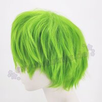 Momo Perücke 30cm kurz gestuft grün| Lightgreen