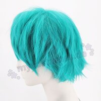 Momo Perücke 30cm kurz gestuft grün| Mermaid