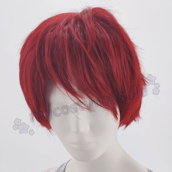 Momo Perücke 30cm kurz gestuft rot Bordeaux