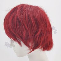 Momo Perücke 30cm kurz gestuft rot Bordeaux