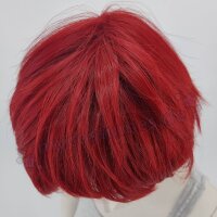 Momo Perücke 30cm kurz gestuft rot Bordeaux