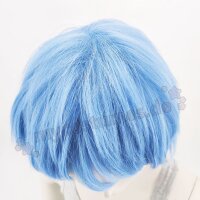 Momo Perücke 30cm kurz gestuft blau | Cloud