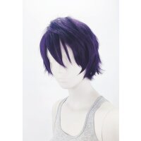 Momo Perücke 30cm kurz gestuft lila | Dark Purple